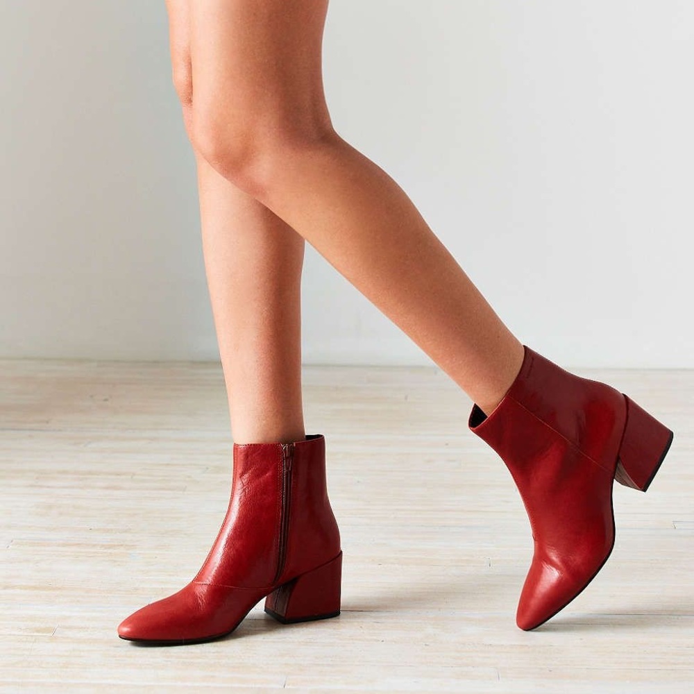Vagabond Olivia Leather Boot Red 41